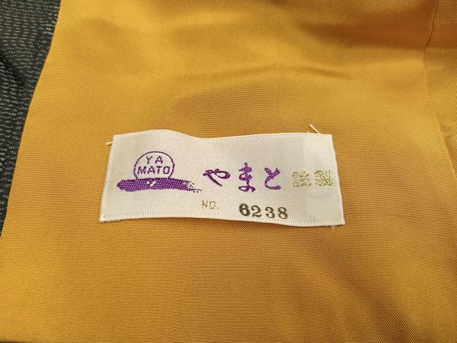 平和屋着物●本場大島紬 風景樹林文 やまと誂製 正絹 逸品 未使用 AAAW1825ph