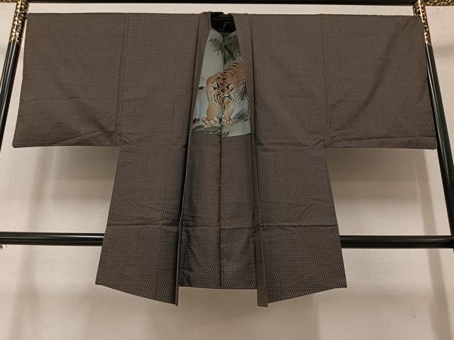 平和屋着物●男性 本場大島紬 アンサンブル 正絹 逸品 AAAW1832ph