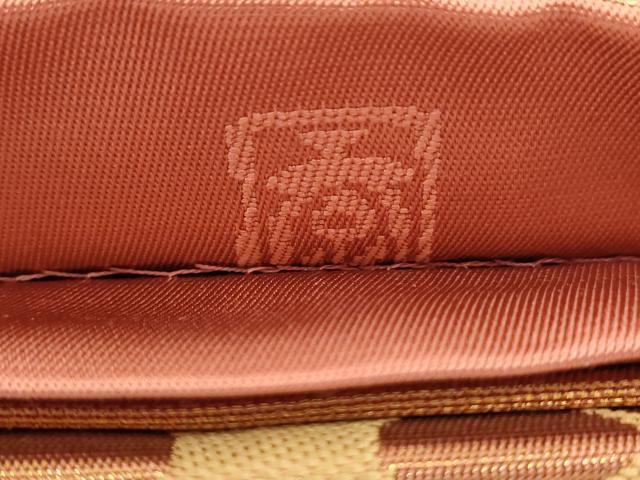 平和屋着物◎六通柄袋帯 舞花文 金糸 正絹 逸品 AAAW3668dt