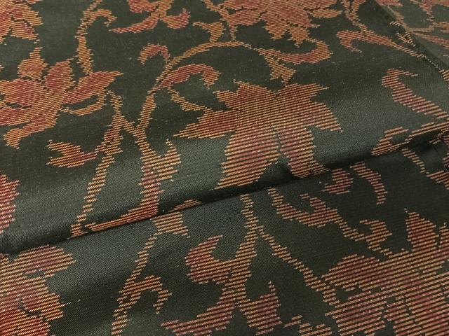 平和屋着物●本場大島紬 花唐草文 正絹 逸品 AAAW4029np