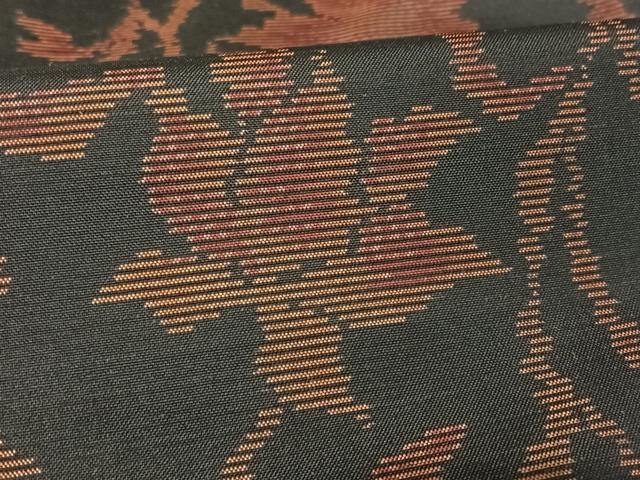 平和屋着物●本場大島紬 花唐草文 正絹 逸品 AAAW4029np