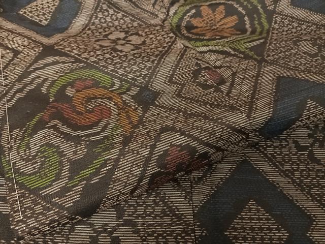 平和屋着物●本場大島紬 鳳凰花菱文 正絹 逸品 未使用 AAAW4049np