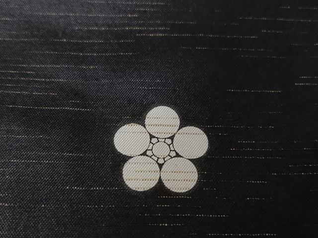 平和屋着物●豪華黒留袖 作家物 紬地 手描き 金彩 金通し地 正絹 逸品 AAAW4054np