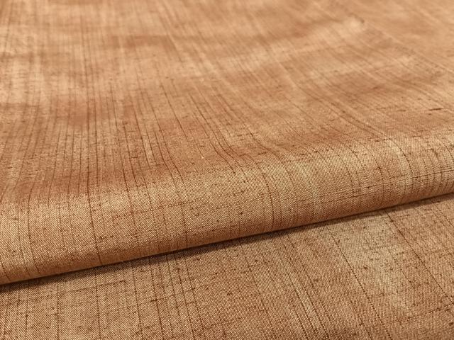 平和屋着物●上質な紬 木目文 正絹 逸品 AAAW4066np
