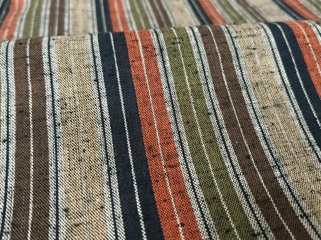 平和屋着物●上質な紬 縞 正絹 逸品 AAAW4094np