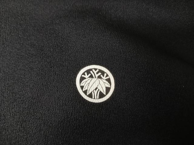 平和屋着物●豪華黒留袖 友禅 作家物 草花にライチョウ 金彩 正絹 逸品 AAAW4371np