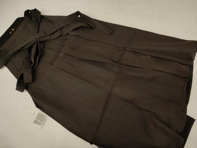 平和屋着物●男性 馬乗り袴 縞 正絹 逸品 AAAW5239br