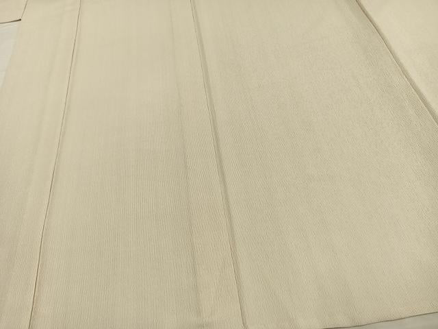 平和屋着物▽江戸小紋 単衣 万筋 オレンジ色×白色 洗える着物 AAAW7576fy