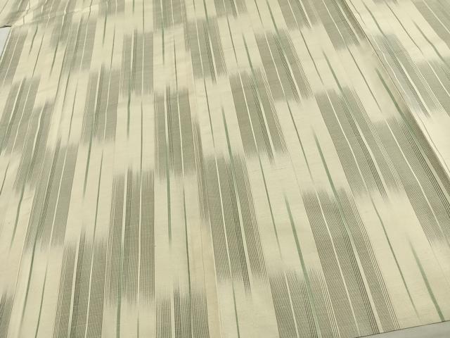 平和屋着物▽華まゆ紬 単衣 間道 反端付き 正絹 逸品 未使用 AAAW7581fy
