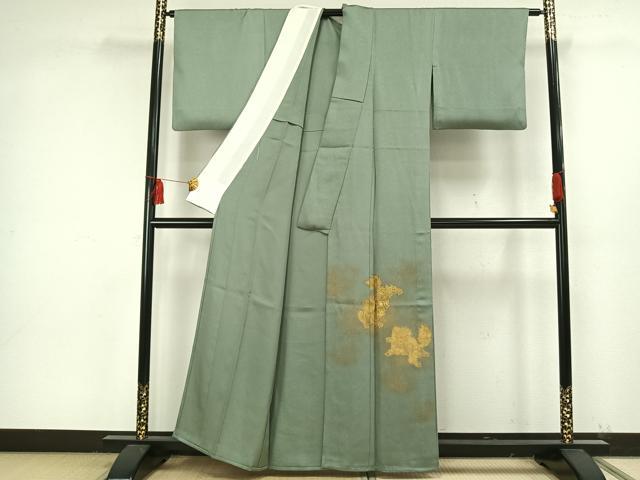 平和屋着物▽豪華色留袖 単衣 唐獅子 暈し染め 金彩 正絹 逸品 AAAW7587fy