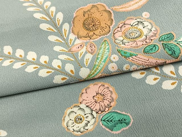 平和屋着物▽小紋 単衣 辻が花 洗える着物 AAAW7601fy