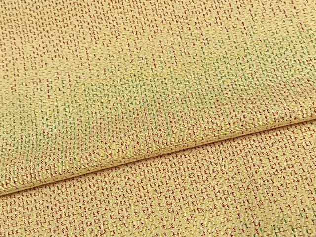 平和屋着物▽上質な紬 単衣 霞文 正絹 逸品 AAAW7620fy