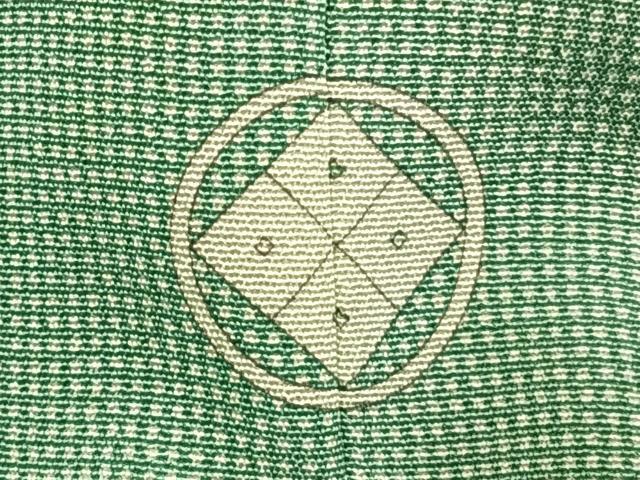 平和屋着物▽伝統工芸師 関正三郎 江戸小紋 単衣 角通し 正絹 逸品 AAAW7691fy