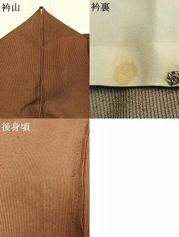 平和屋着物▽江戸小紋 単衣 角通し 正絹 逸品 AAAW7734fy