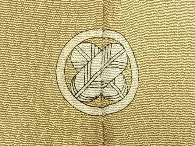 平和屋着物▽色無地 単衣 蒸栗色 洗える着物 AAAW7781fy