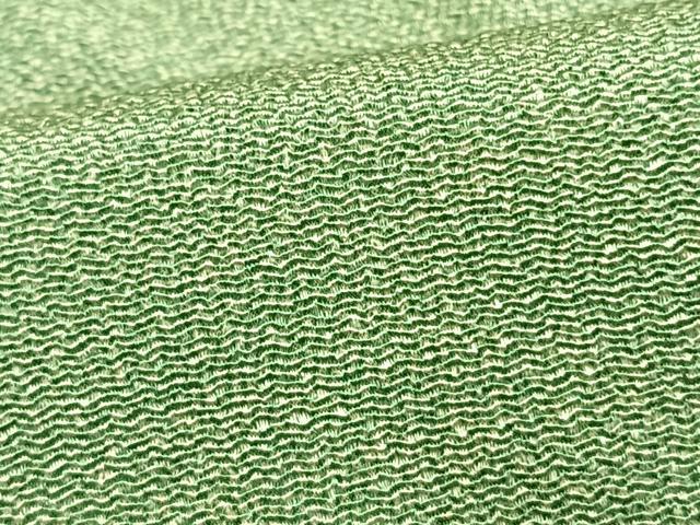平和屋着物▽訪問着 単衣 作家物 草木染 霞文 鬼しぼ縮緬 正絹 逸品 AAAW7797fy