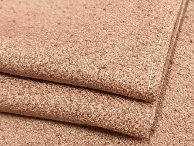 平和屋着物▽上質な色無地 単衣 退紅色 正絹 逸品 未使用 AAAW7812fy