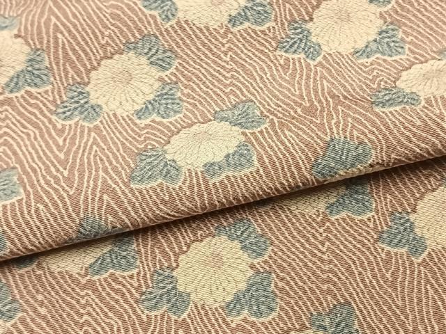 平和屋着物▽小紋 単衣 草花文 洗える着物 AAAW7815fy