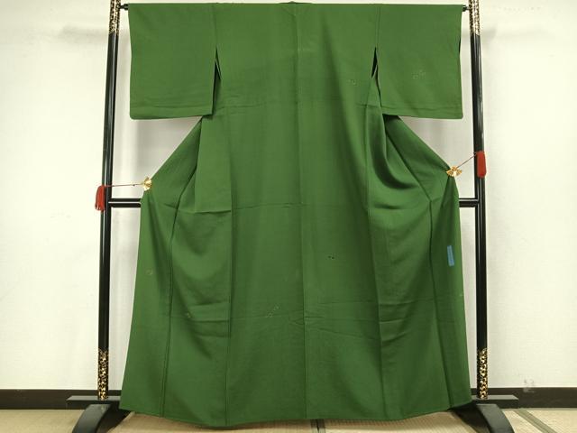 平和屋着物▽世界的人形師 辻村寿三郎 ジュサブロー 訪問着 単衣 舞桜文 正絹 逸品 AAAW7846fy