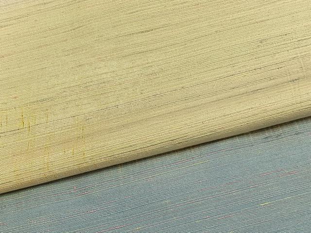 平和屋着物▽紅花紬 米沢 単衣 霞文 正絹 逸品 AAAW7890fy