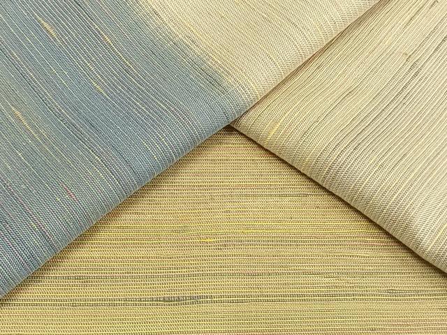 平和屋着物▽紅花紬 米沢 単衣 霞文 正絹 逸品 AAAW7890fy