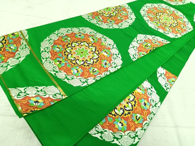 平和屋着物◎六通柄袋帯 正倉院花文 正絹 逸品 AAAW8995yx