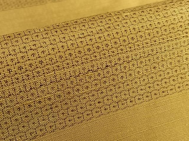 平和屋着物●塩沢紬 110亀甲 横段文 正絹 逸品 未使用 AAAW9143zg