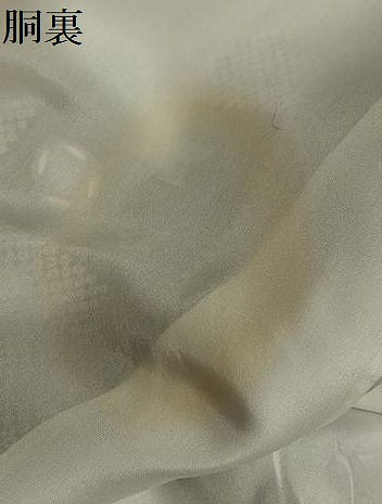 平和屋着物●上質な小紋 市松花宝尽くし文 黒地 金彩 鬼しぼ縮緬 三越扱い 正絹 逸品 AAAW9294zg