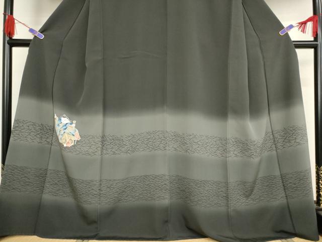 平和屋着物●訪問着 友禅 山伏 暈し染め 正絹 逸品 AAAW9401br
