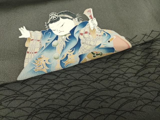 平和屋着物●訪問着 友禅 山伏 暈し染め 正絹 逸品 AAAW9401br