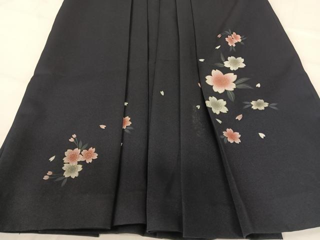 平和屋着物●女性 行灯袴 葉桜 金彩 洗える着物 AAAX0113np
