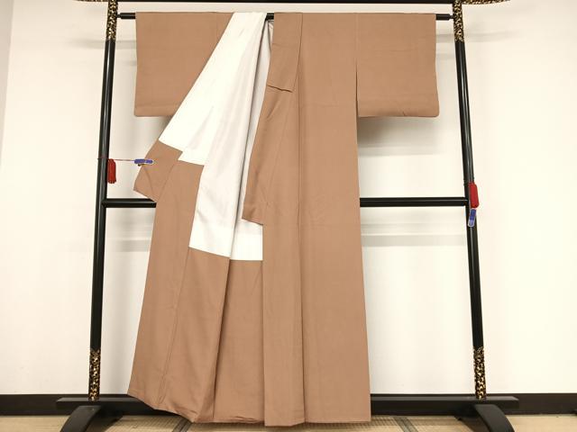 平和屋着物●江戸小紋 作家物 変わり縞 正絹 逸品 AAAX0197np