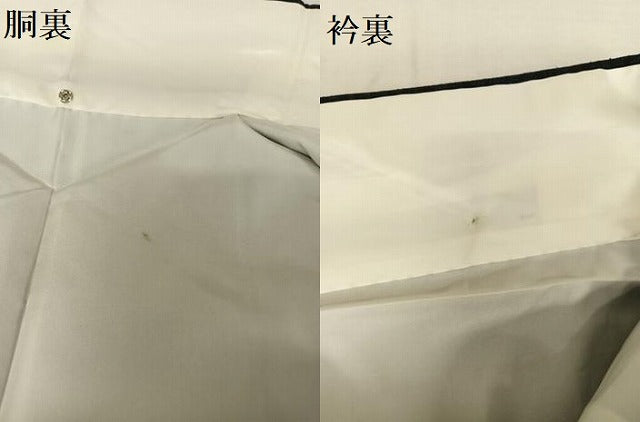 平和屋着物●結城紬 80亀甲 幾何学花文 正絹 逸品 AAAX0205np