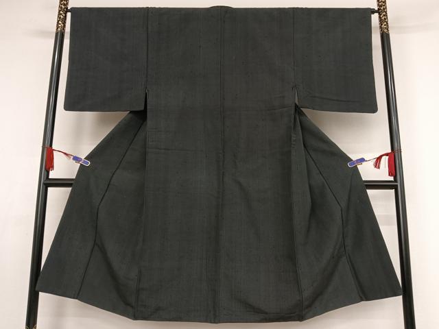 平和屋着物●男性 紬 縞 正絹 逸品 AAAX0270np