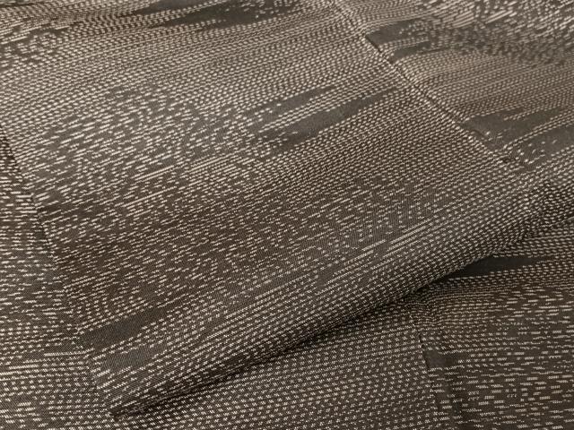 平和屋着物●本場大島紬 風景文 正絹 逸品 未使用 AAAX0284np
