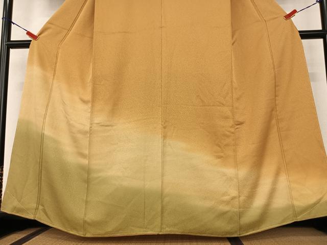 平和屋着物●訪問着 霞文 鮫小紋柄 暈し染め 正絹 逸品 未使用 AAAX0652zg