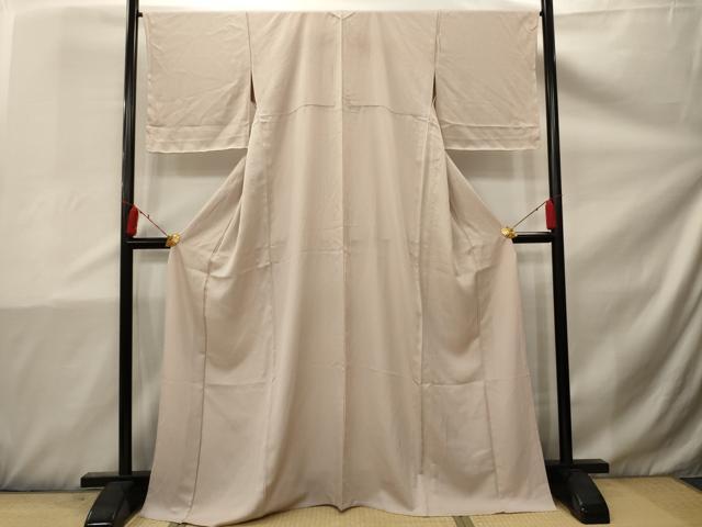平和屋着物▽上質な小紋 単衣 霞文 正絹 逸品 AAAX1742sx