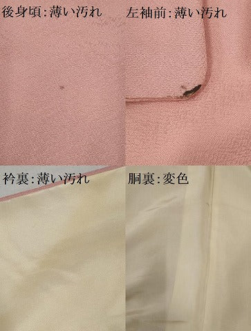 平和屋着物■色留訪問着 相良刺繍 束ね熨斗花文 正絹 逸品 AAAX1921nf