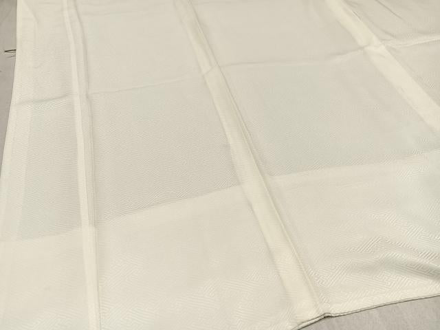 平和屋着物■長襦袢 袷 紗綾形地紋 広衿仕立て 正絹 逸品 AAAX3581ph