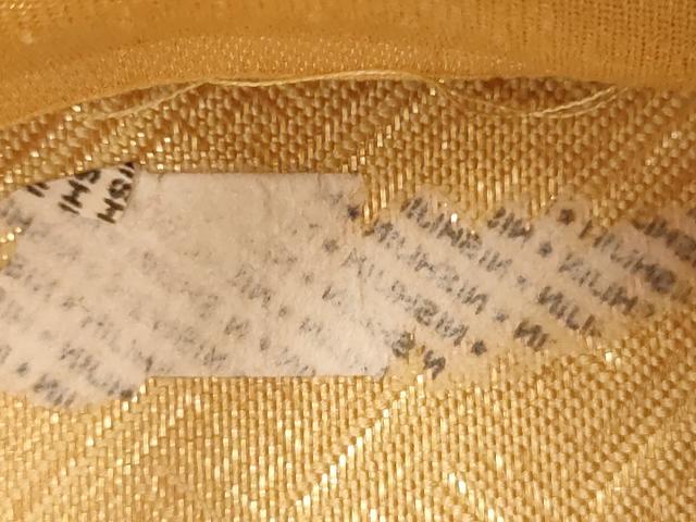 平和屋着物◎西陣 六通柄袋帯 唐織 正倉院花文 金糸 正絹 逸品 AAAX4076dt