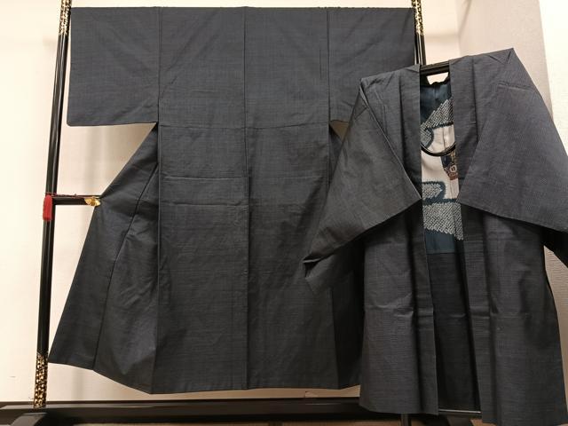 平和屋着物●男性 本場大島紬 アンサンブル 100亀甲 総詰め 正絹 逸品 AAAX4193ph