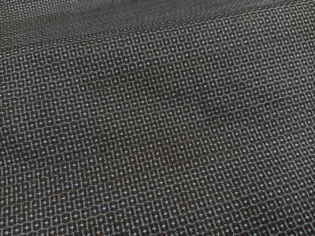 平和屋着物●男性 本場大島紬 アンサンブル 100亀甲 総詰め 正絹 逸品 AAAX4193ph