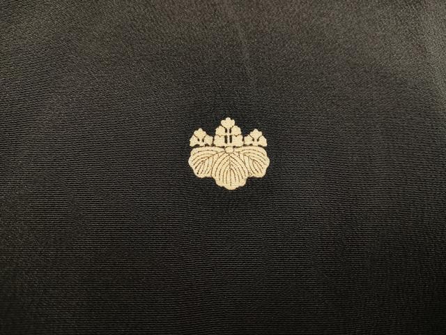 平和屋着物■豪華黒留袖 草花霞文 暈し染め 金彩 正絹 逸品 AAAX5030ph