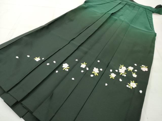 平和屋着物●女性 行灯袴 刺繍 舞花文 暈し染め 金糸 卒業式 洗える着物 AAAX5848cs