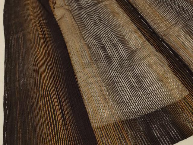 平和屋着物▽羽織 スリーシーズン 春夏秋 塵除け 縞 仮絵羽 正絹 逸品 AAAX7096jd