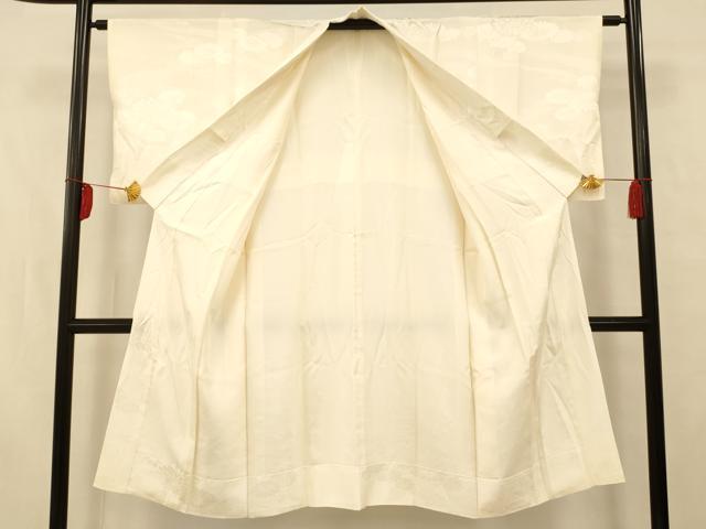 平和屋着物■長襦袢 袷 流水花文 正絹 逸品 AAAX7207fw