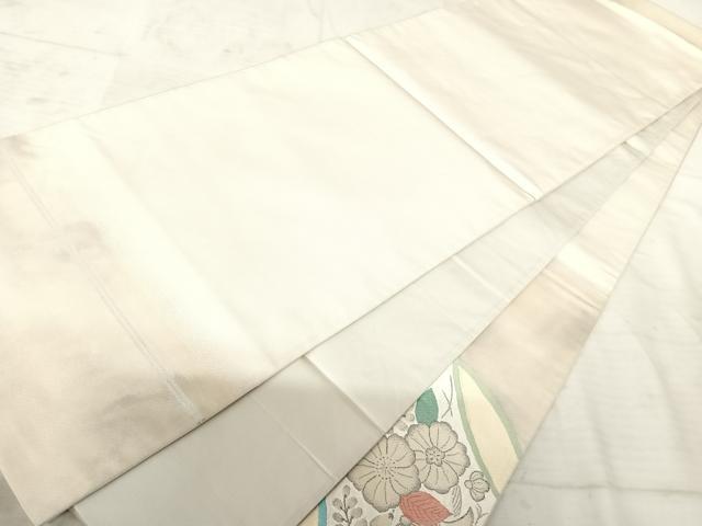 平和屋着物◎太鼓柄袋帯 七宝花文 銀座ますいわ屋 正絹 逸品 AAAX7584yx