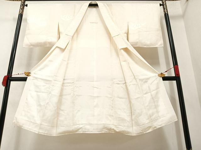 平和屋着物■長襦袢 袷 流水片輪車地紋 正絹 逸品 AAAX8318ph