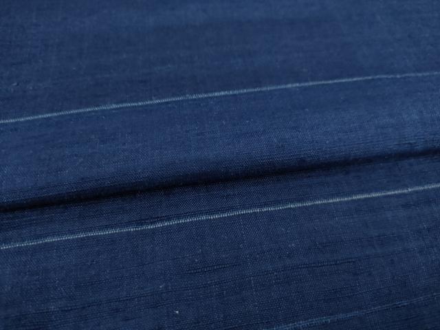 平和屋着物●上質な紬 横縞 正絹 逸品 AAAX8352ck
