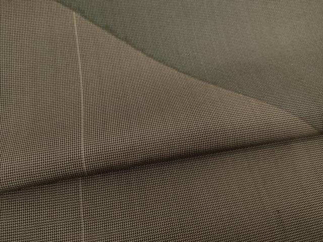 平和屋着物●本場縞大島紬 染大島 訪問着 幾何学文様 正絹 逸品 AAAX8355ck